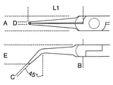 1178BM/P-SMOOTH BENT NEEDLE NOSE PLIERS