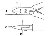 1182BM-DIAG. SEMI-FLUSH CUTTING NIPPERS