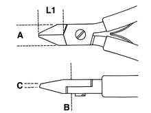 1182BM-DIAG. SEMI-FLUSH CUTTING NIPPERS