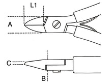 1184BM /1-DIAGONAL FLUSH CUTTING NIPPERS