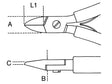 1184BM /1-DIAGONAL FLUSH CUTTING NIPPERS