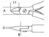 1184BM /1-DIAGONAL FLUSH CUTTING NIPPERS