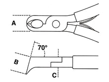 1191BM-FLUSH OBLIQUE CUTTING NIPPERS