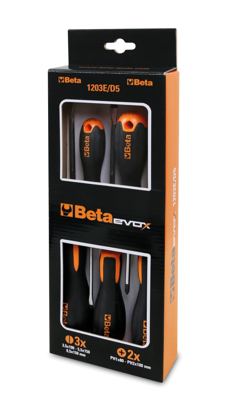 1203E/D10-SET OF 10 SCREWDRIVERS
