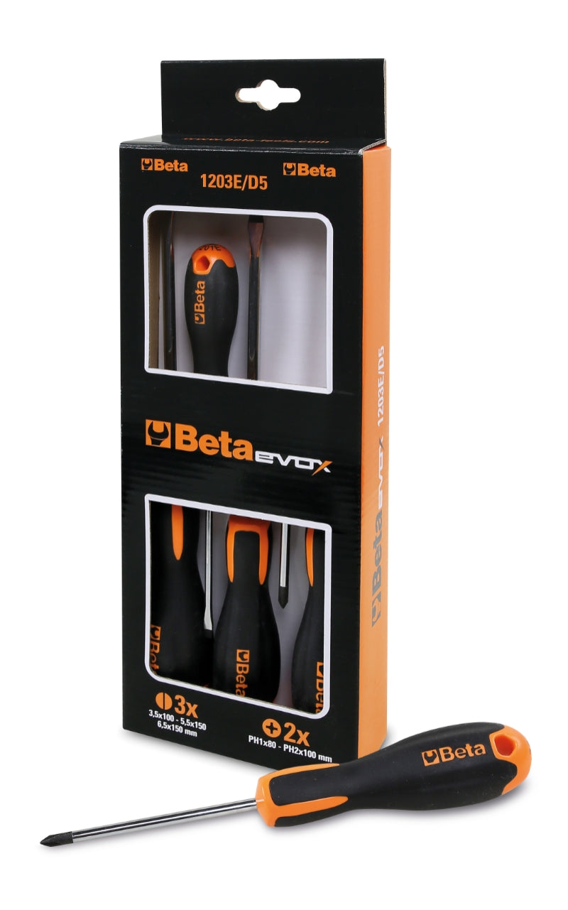 1203E/D10-SET OF 10 SCREWDRIVERS