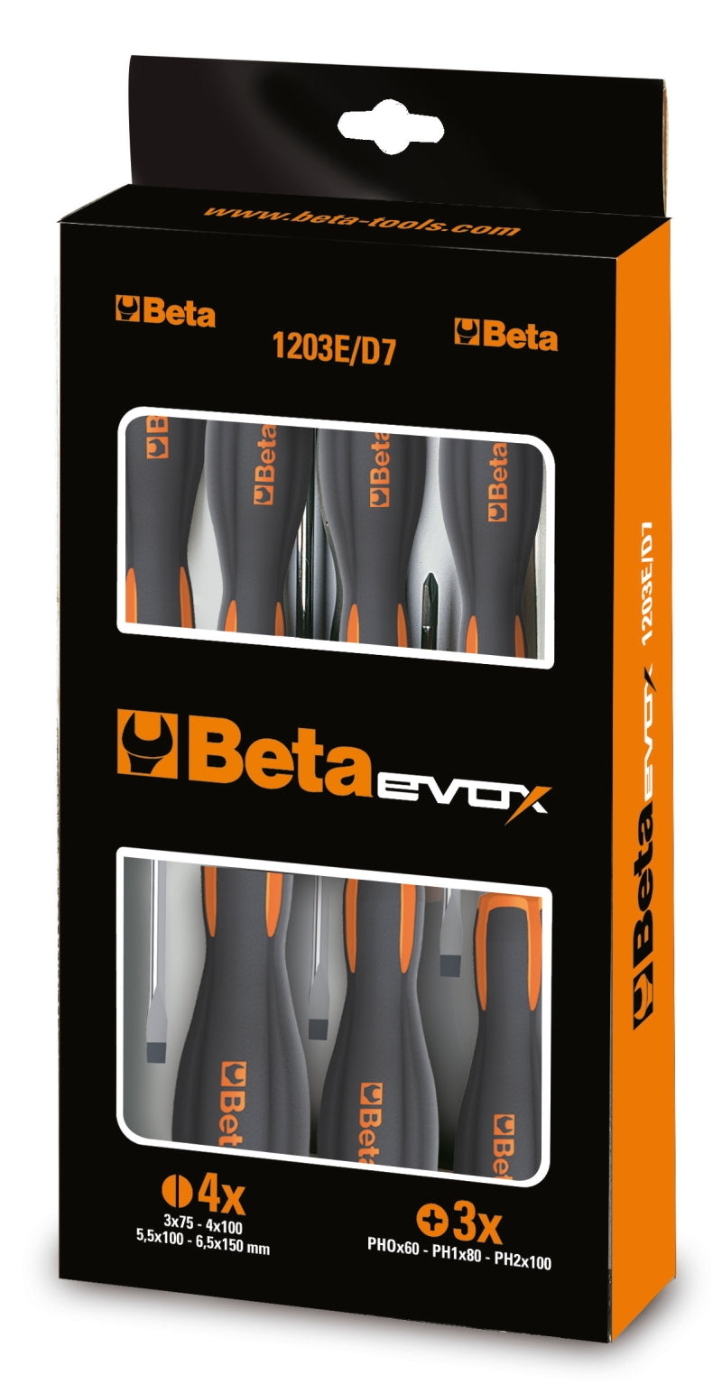 1203E/D10-SET OF 10 SCREWDRIVERS
