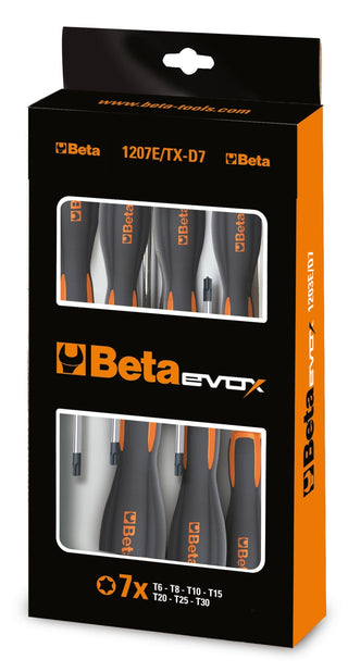 1207E/TX-D7 - Set of 7 Screwdrivers TORX®