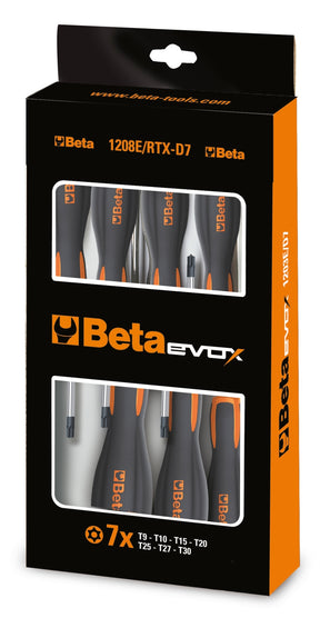 1208E/RTX-D7-SET OF 7 SCREWDRIVERS RTX