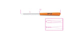 1227 2,5X60-SCREWDRIVERS SLOTTED HEAD