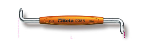 1238B 1-2-OFFSET SCREWDRIVERS CROSS HEAD