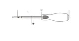 1242 PH1-SCREWDRIV. STEEL HEAD FOR CROSS