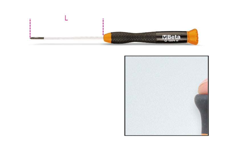 1255PH 00-MICRO-SCREWDRIVERS CROSS-HEAD
