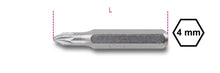 1256PZ 0-BITS FOR SLOTTED HEAD SCREWS