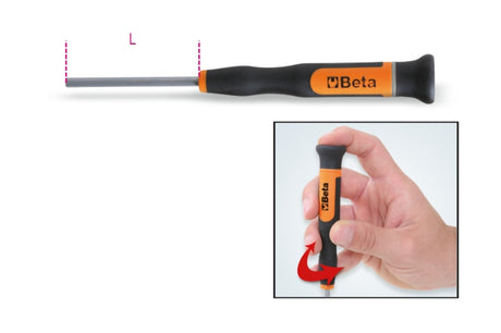 1257BE 3 - 2-MICRO-SCREWDRIVERS SOCKET WR