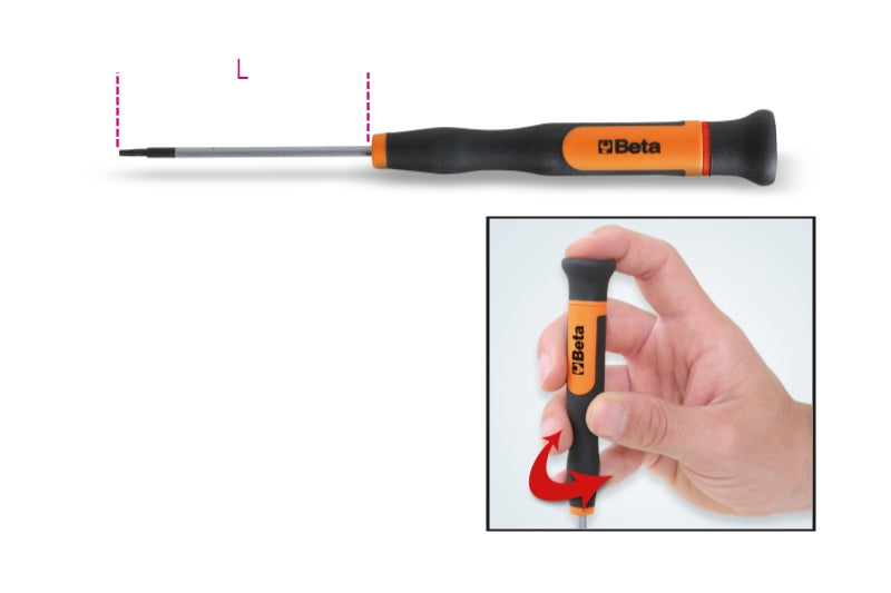1257TX 10-MICRO-SCREWDRIVERS TX HEAD