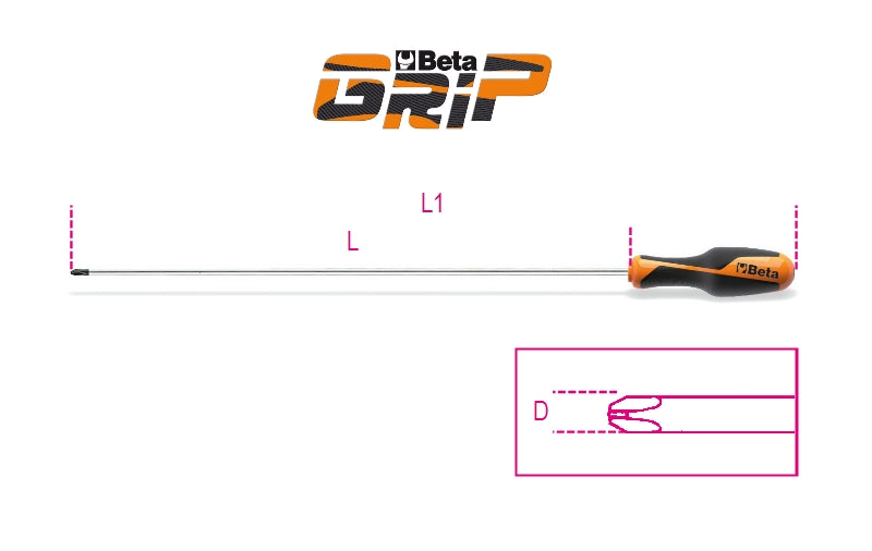 1262L 3X300-SCREWDRIVERS LONG SERIES