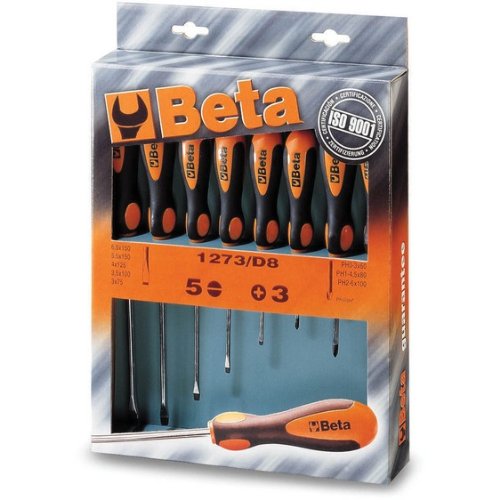 1273 /D8-8 SCREWDRIVERS IN HANGING PACK