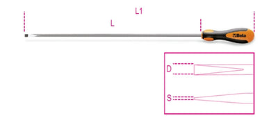 1274 L3-SCREWDR. HEADLESS SLOTTED LONG