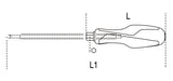 1281LP/1-REVERSIBLE SCREW. SLOTTED HEAD