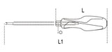 1281LP/1-REVERSIBLE SCREW. SLOTTED HEAD