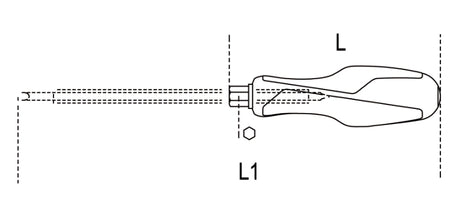 1281LP/1-REVERSIBLE SCREW. SLOTTED HEAD