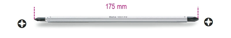 1281LP/1-REVERSIBLE SCREW. SLOTTED HEAD