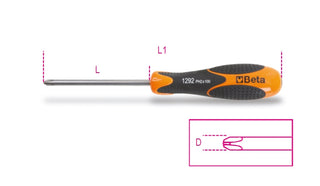 1292INOX 3X60-SCREWDRIVERS CROSS HEAD