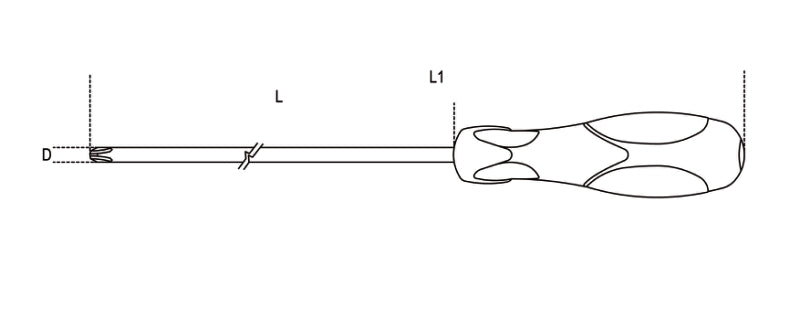 1292L 3X300-SCREWDRIVERS PH CREWS LONG