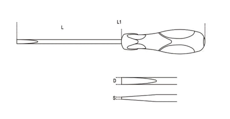 1294HS 2,5X60-SCREWDRIV.HEADLESS SLOTTED