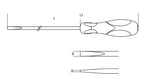 1294L 3X300-SCREWDRIVERS SLOTTED LONG