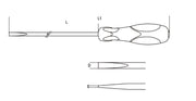 1294L 3X300-SCREWDRIVERS SLOTTED LONG