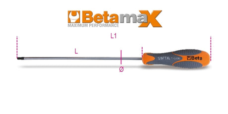 1297TX/L 45-DRIVERS TX HEAD SCREWS - LONG