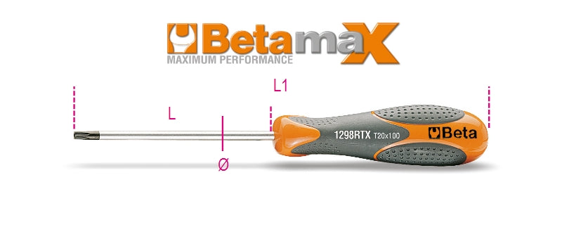1298RTX 09-SCREWDRIVERS RTX WITH HANDLES