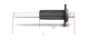 1342PM-EXTRA FLAT CHISEL W. HAND GUARD