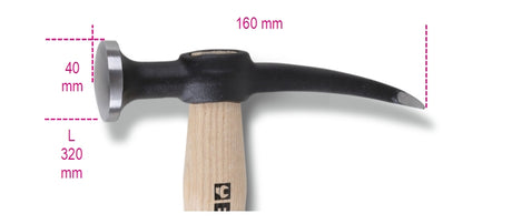 1345-HAMMER ROUND CONVEX FACE AND PEIN