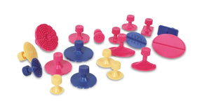 1366/KF-KIT OF 19 PLASTIC GLUE TABS