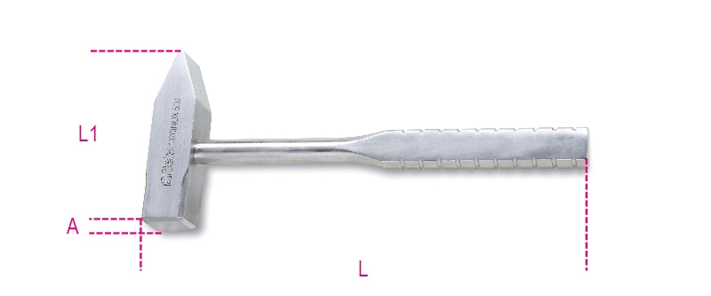 1370INOX 500-ENGINEER'S HAMMER