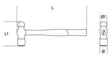 1377BA 340-SPARK-PROOF BALL PEIN HAMMERS