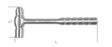 1377INOX 340-BALL PEIN HAMMERS ROUND