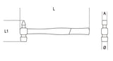 1378 570-JOINERS HAMMERS WOODEN SHAFTS