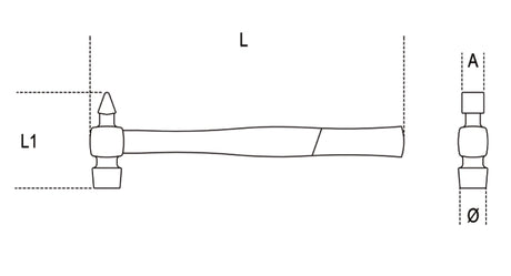 1378 570-JOINERS HAMMERS WOODEN SHAFTS