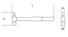 1378 340-JOINER'S HAMMERS WOODEN SHAFTS