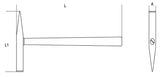1379BA-SPARK-PROOF SCRAPING HAMMER