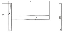 1379F 16-ELECTRICIAN'S HAMMERS WOODEN