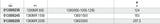 1380MR 1500-SPARE SHAFTS FOR 1380 1500