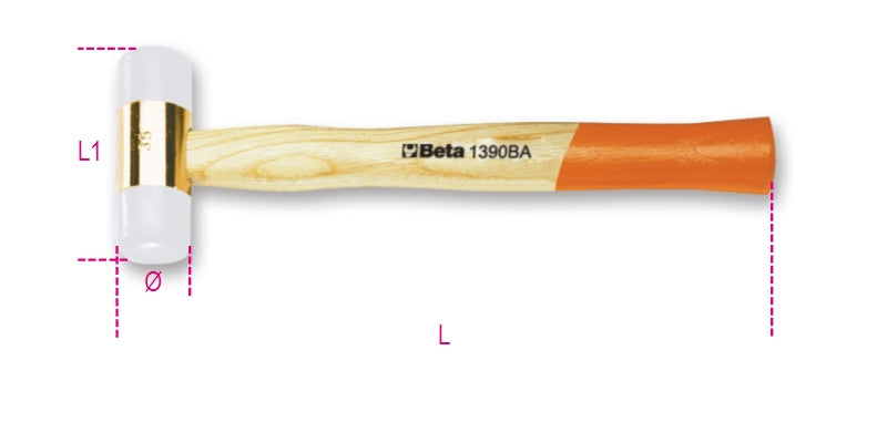 1390BA-SPARK-PROOF SOFT FACE HAMMERS