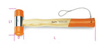 1390HS 45-SOFT FACE HAMMERS WOODEN