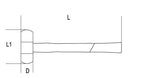 1390HS 45-SOFT FACE HAMMERS WOODEN