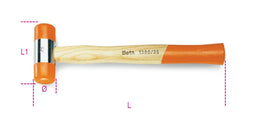 1390 28-SOFT FACE HAMMERS WOODEN