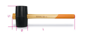 1393 60-HARD RUBBER HEAD HAMMERS